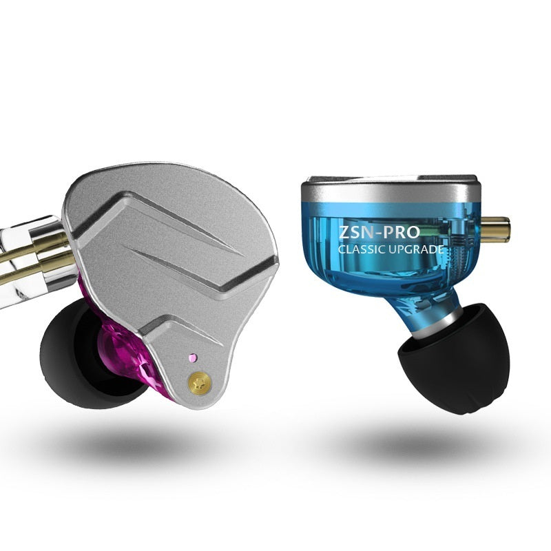 JMT-417354 Metalllic Subwoofer In-Ear Headphones with Ear-Wrap Design and 3.5 mm Plug