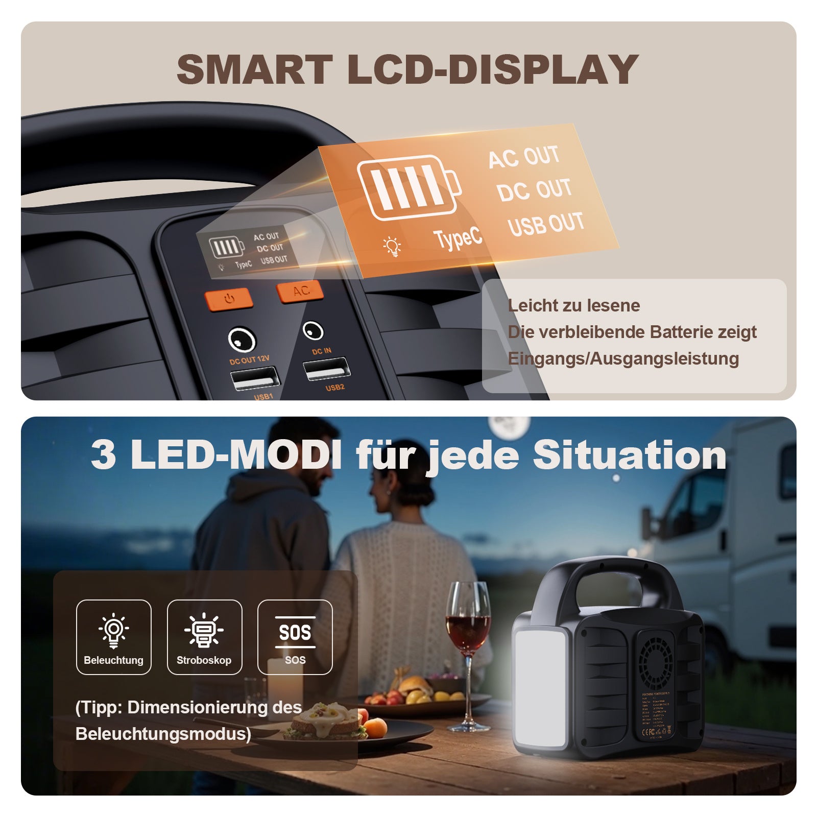 JMT-417354 Portable Power Station T101, 99Wh Lithium Battery Backup with AC, DC, USB Outputs for Camping, Travel, and Emergencies