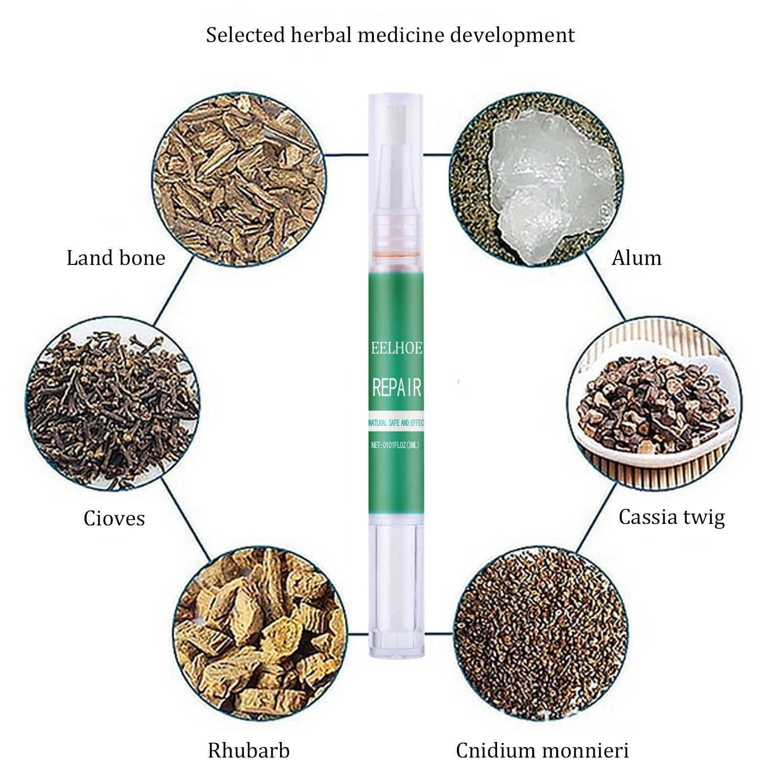 JMT-417482 Onychomycosis Nail Repair Nutrition Pen for Yellow Nails - 22g