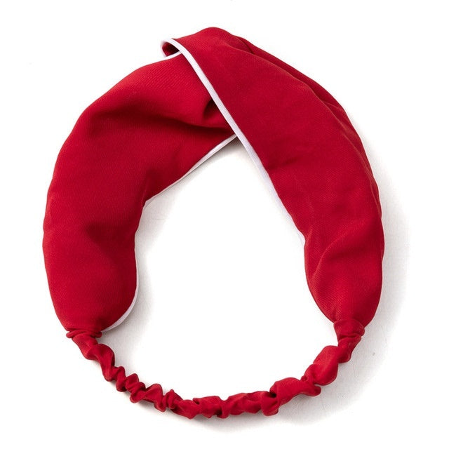 JMT-417546 Fashionable Women’s Summer Headband - Bohemian Cross Turban Hair Accessories