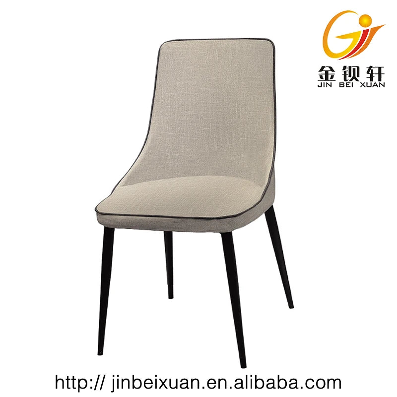 JMT-417930 Velvet and Leather Dining Chair with Wooden and Metal Frame for Restaurant and Home Use