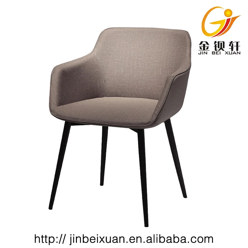 JMT-417930 Velvet and Leather Dining Chair with Wooden and Metal Frame for Restaurant and Home Use