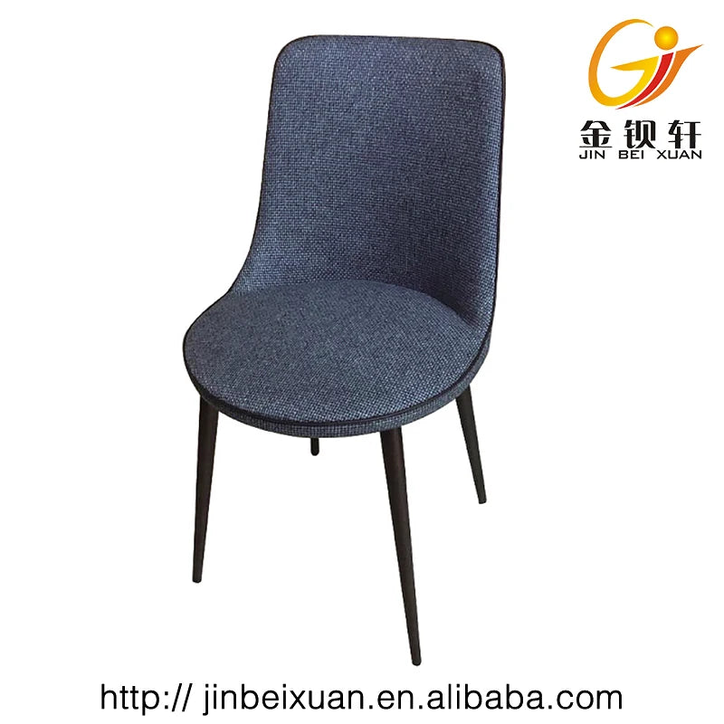 JMT-417930 Velvet and Leather Dining Chair with Wooden and Metal Frame for Restaurant and Home Use