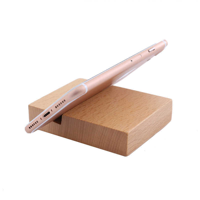 JMT-418186 Beech Wood Lazy Phone Holder – Custom Lettering Mobile Stand with Unique Animal Designs