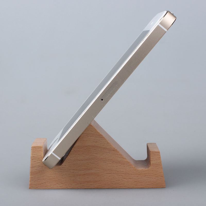 JMT-418186 Beech Wood Lazy Phone Holder – Custom Lettering Mobile Stand with Unique Animal Designs