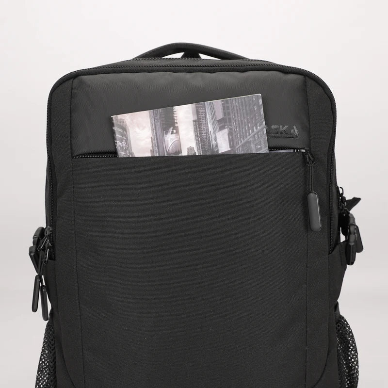 JMT-418186 Large Capacity Waterproof Laptop Backpack with USB Charging Port for 17-Inch Computers