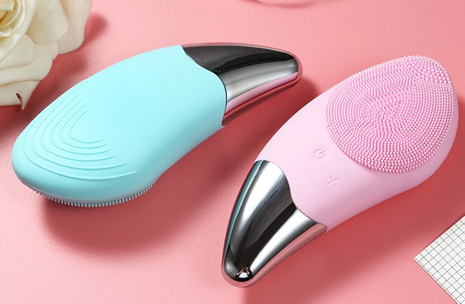 JMT-418314 Silicone Facial Cleansing Brush with Charging Function - Compact Size 131.2 x 56 mm, Ideal for Gentle Cleansing