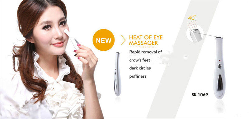 JMT-418570 Heat Therapy Eye Massager with Vibration for Crow's Feet and Dark Circles, Model 106SK1069