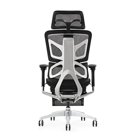 JMT-419082 Luxury Ergonomic Adjustable Office Swivel Chair in Leather for Modern Comfort