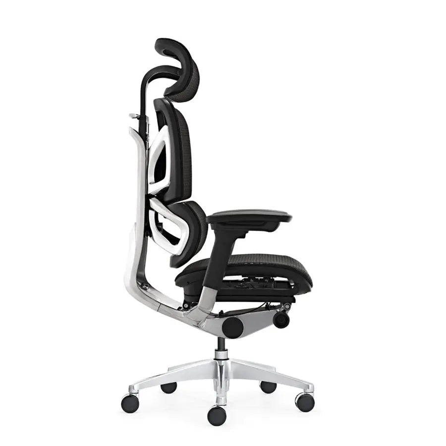 JMT-419082 Luxury Ergonomic Adjustable Office Swivel Chair in Leather for Modern Comfort