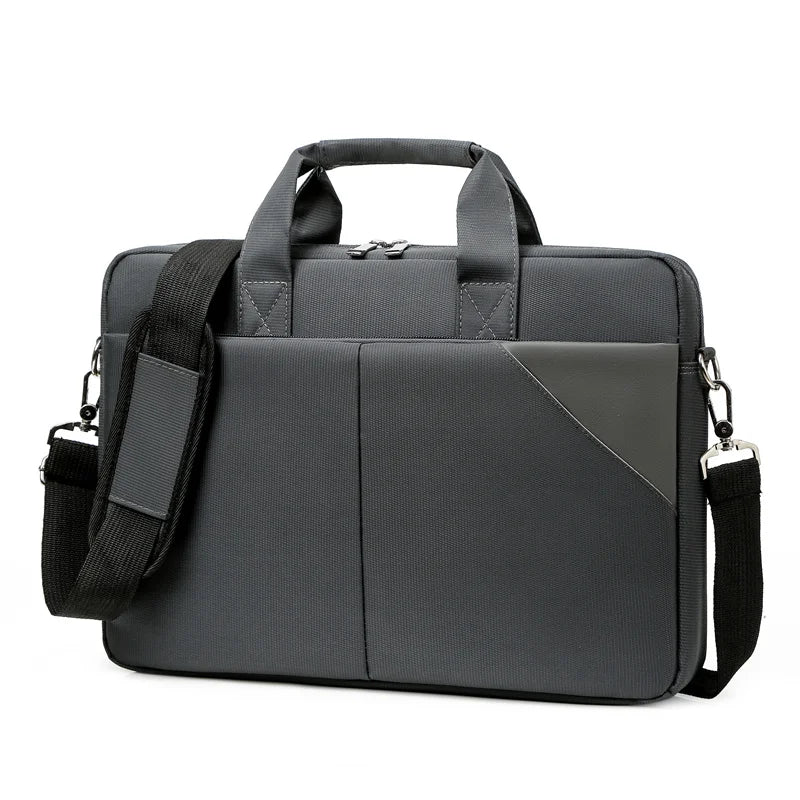 JMT-419146 Large Capacity Portable Laptop Tote Bag for 15.6 Inch and 14 Inch Devices - Black