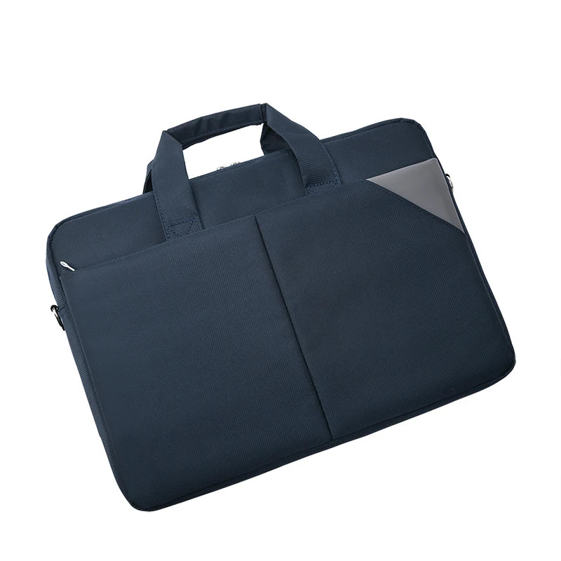 JMT-419146 Large Capacity Portable Laptop Tote Bag for 15.6 Inch and 14 Inch Devices - Black