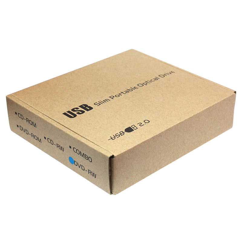 JMT-419338 USB External Portable DVD Burner Drive - Compact Design, Support for 12cm & 8cm Discs, USB Powered, Plug and Play