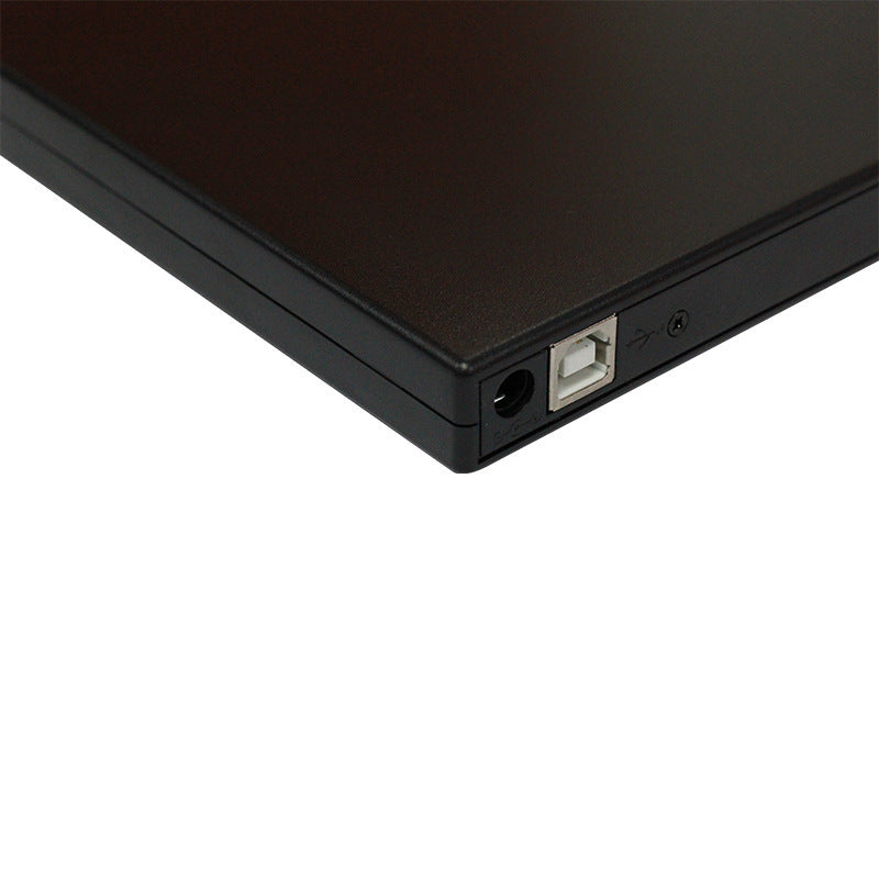 JMT-419338 USB External Portable DVD Burner Drive - Compact Design, Support for 12cm & 8cm Discs, USB Powered, Plug and Play