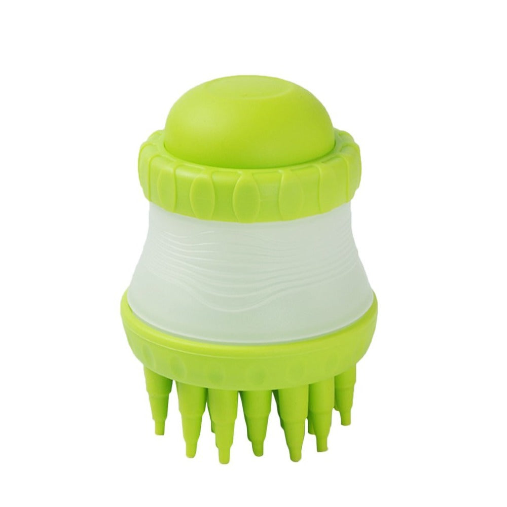 JMT-419402 Soft Silicone Dog Washing Brush with Built-in Shampoo Reservoir for Easy Bathing