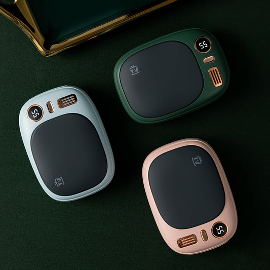 JMT-419658 Portable Double-Sided Heating Hand Warmer with USB Power Bank Function