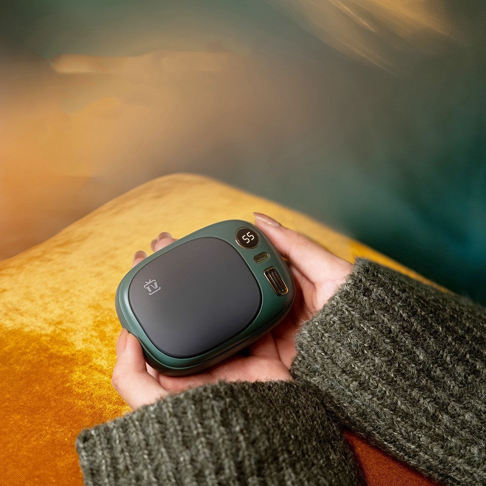 JMT-419658 Portable Double-Sided Heating Hand Warmer with USB Power Bank Function