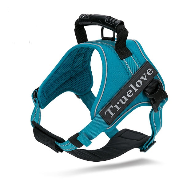 JMT-419658 Reflective Dog Chest Strap with Adjustable Leash - Durable Polyester Fiber for Enhanced Safety and Comfort