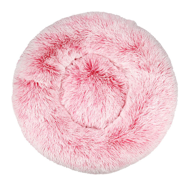 JMT-419786 Cozy Gradient Plush Pet Nest Bed - Multiple Color Options Available