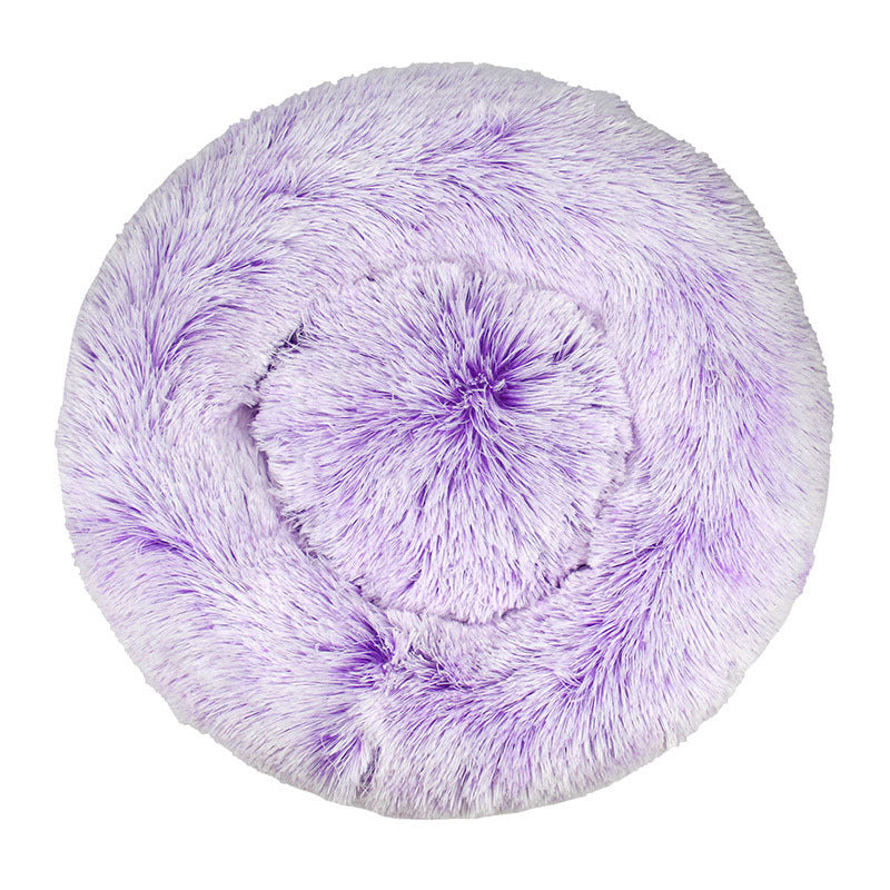 JMT-419786 Cozy Gradient Plush Pet Nest Bed - Multiple Color Options Available