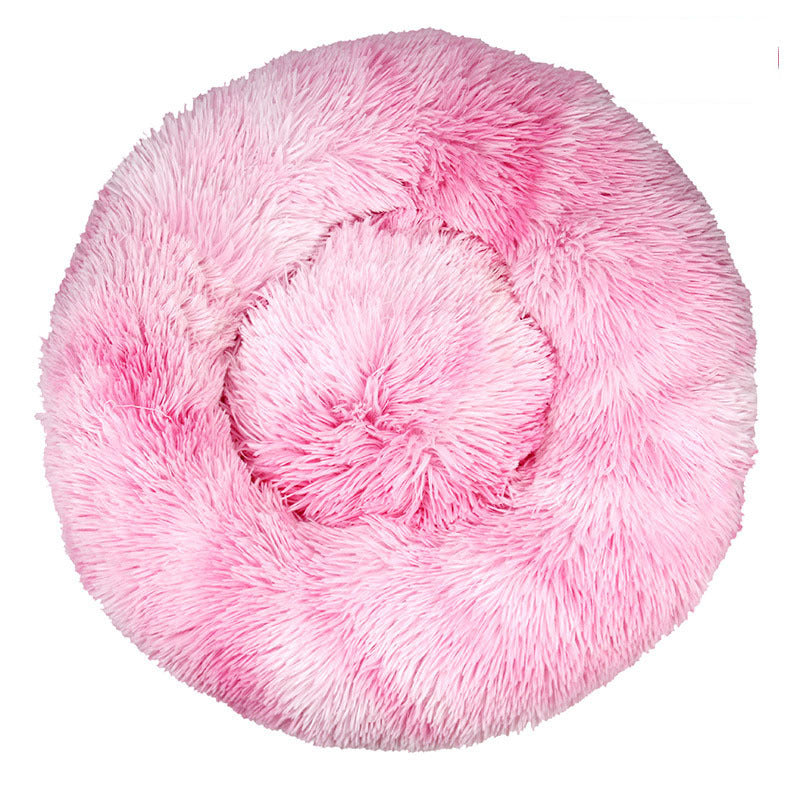 JMT-419786 Cozy Gradient Plush Pet Nest Bed - Multiple Color Options Available