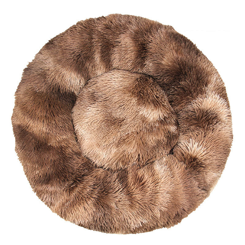 JMT-419786 Cozy Gradient Plush Pet Nest Bed - Multiple Color Options Available