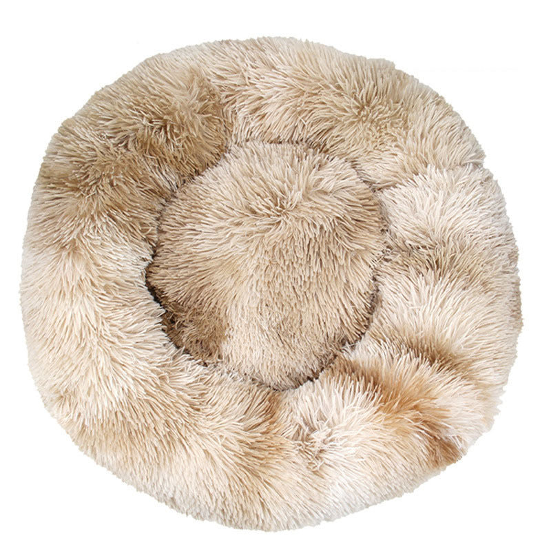 JMT-419786 Cozy Gradient Plush Pet Nest Bed - Multiple Color Options Available