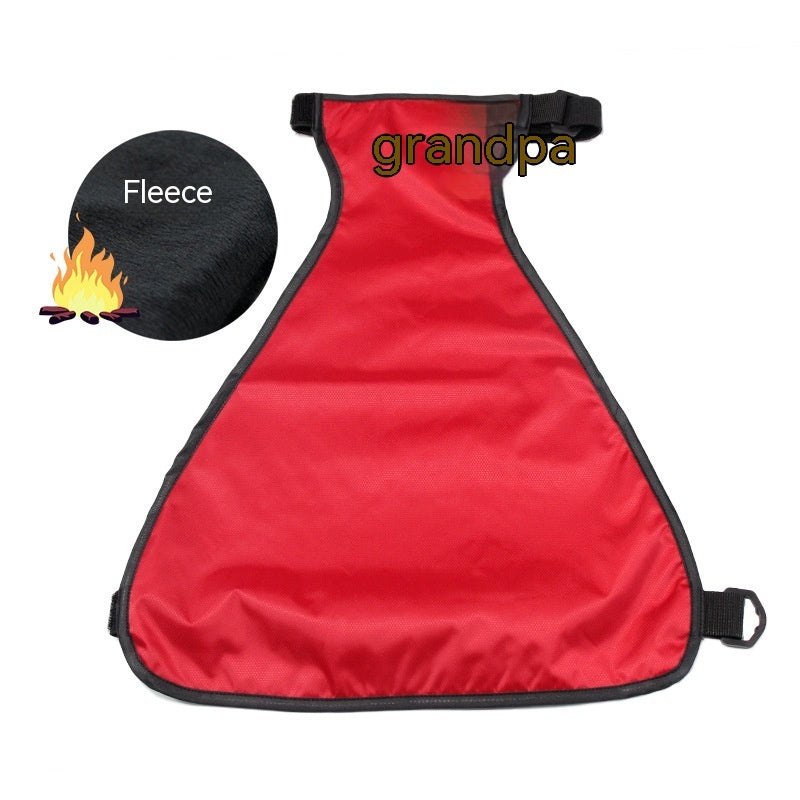 JMT-420106 Waterproof Bellyband Pet Apron in Red, Green, and Orange for Dogs - Casual Polyester Clothing