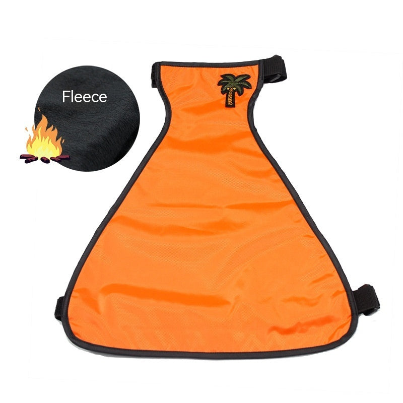 JMT-420106 Waterproof Bellyband Pet Apron in Red, Green, and Orange for Dogs - Casual Polyester Clothing