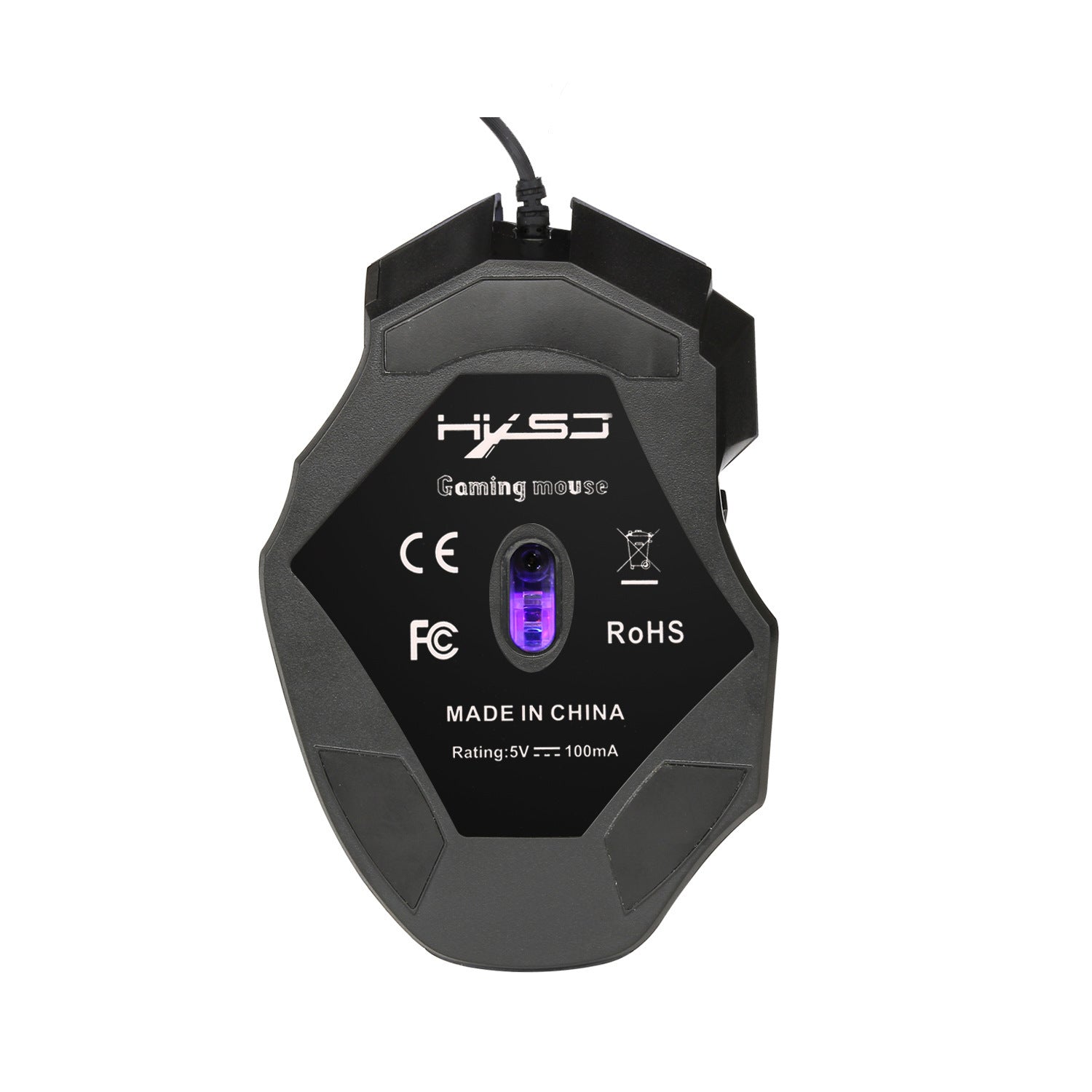 JMT-420106 Wired Gaming Mouse with Adjustable DPI, Optical Tracking, 7 Buttons, and Colorful Lighting