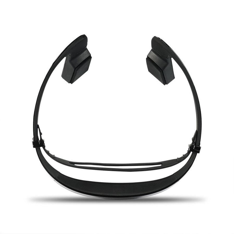 JMT-420618 Non-Obstructive Bone Conduction Headphones with Bluetooth 4.1, 8 Hours Music and Talk Time, White/Black Options