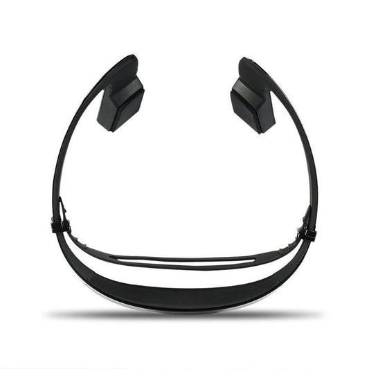 JMT-420618 Non-Obstructive Bone Conduction Headphones with Bluetooth 4.1, 8 Hours Music and Talk Time, White/Black Options