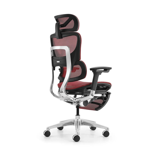 JMT-421066 Ergonomic Office Mesh Chair with Footrest for Enhanced Comfort and Support