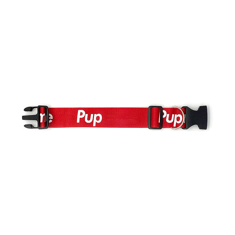 JMT-421130 Adjustable Red Dog Collar for Small and Medium Dogs with Leash Set