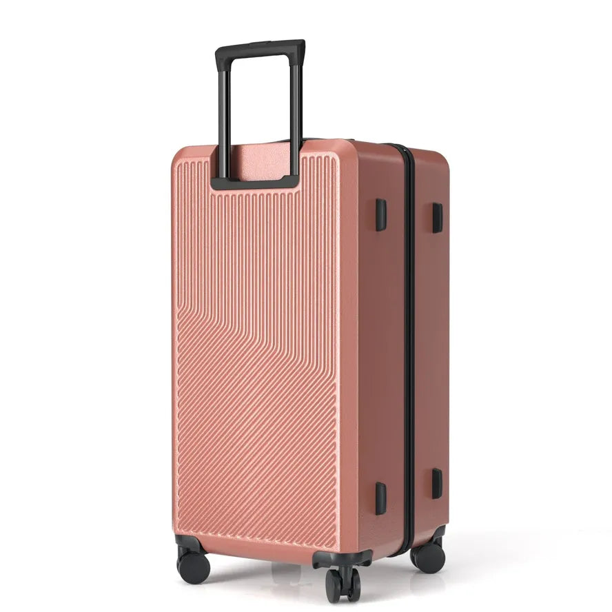 JMT-421194 Large Capacity ABS PC Aluminium Trolley Travel Luggage with Silent Wheels