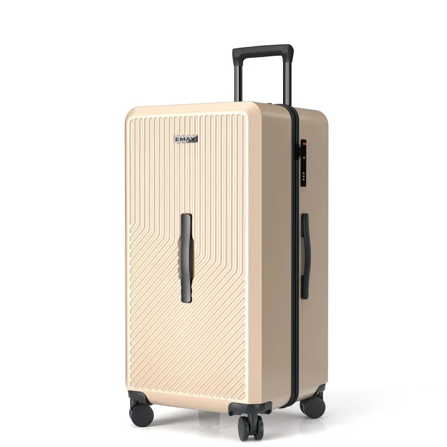 JMT-421194 Large Capacity ABS PC Aluminium Trolley Travel Luggage with Silent Wheels