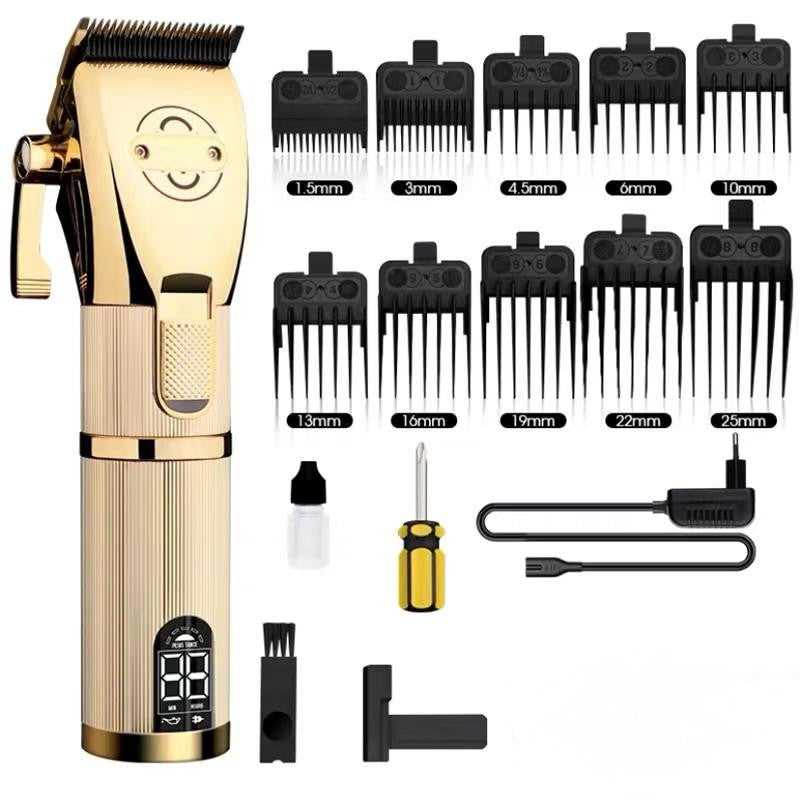 JMT-421450 Cordless Gold Hair Cutting Machine with Dual-Purpose Power Supply - Model 2880