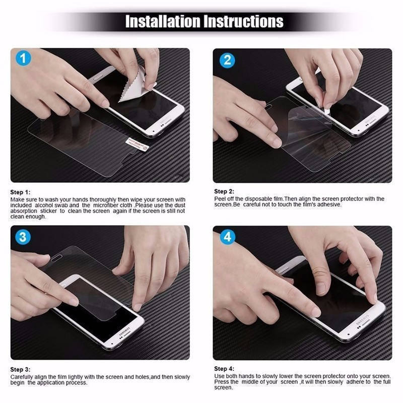 JMT-421642 Soft PET Mobile Phone Screen Protector with Anti-Scratch Feature - 2 Pack
