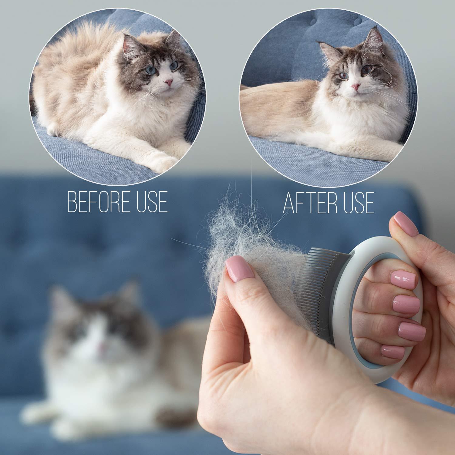 JMT-421706 Grooming Tool for Cats and Dogs – Effective Deshedding and Dematting Comb