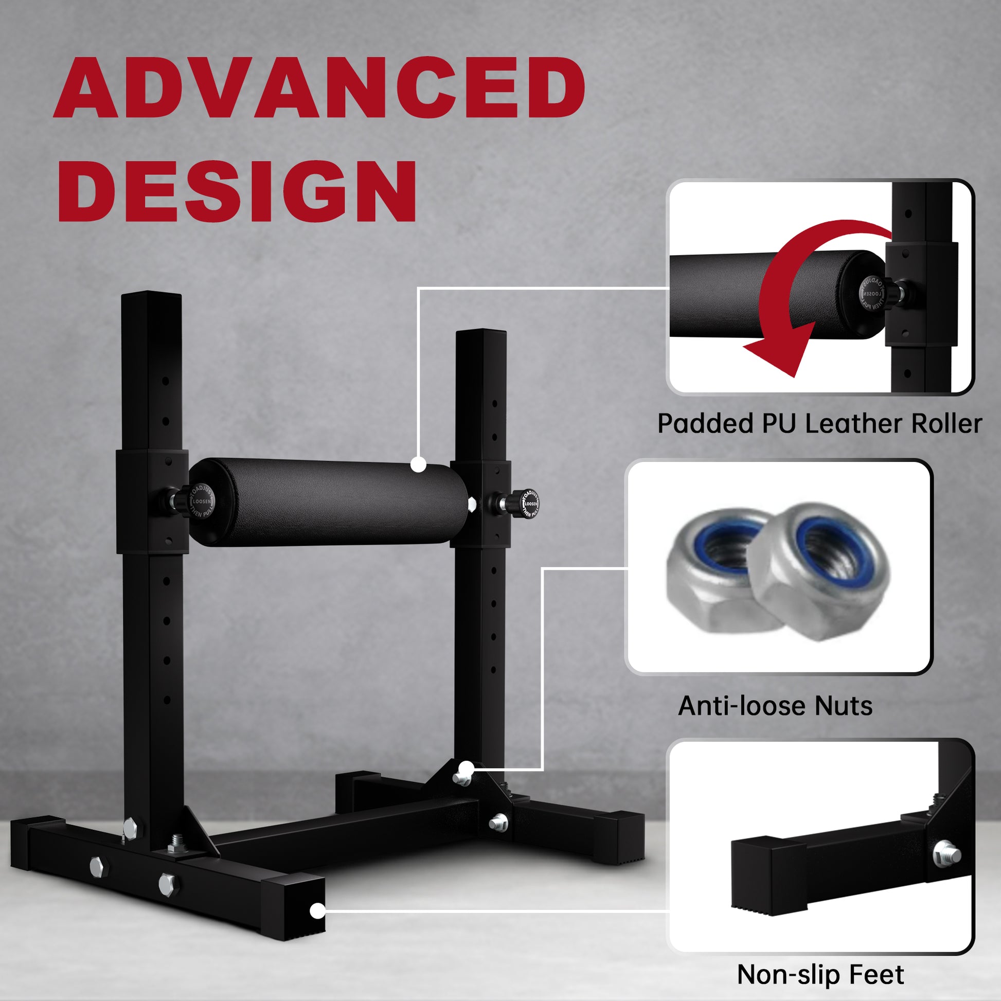 JMT-421706 Single Leg Bulgarian Split Squat Rack for Lower Body Strength Training