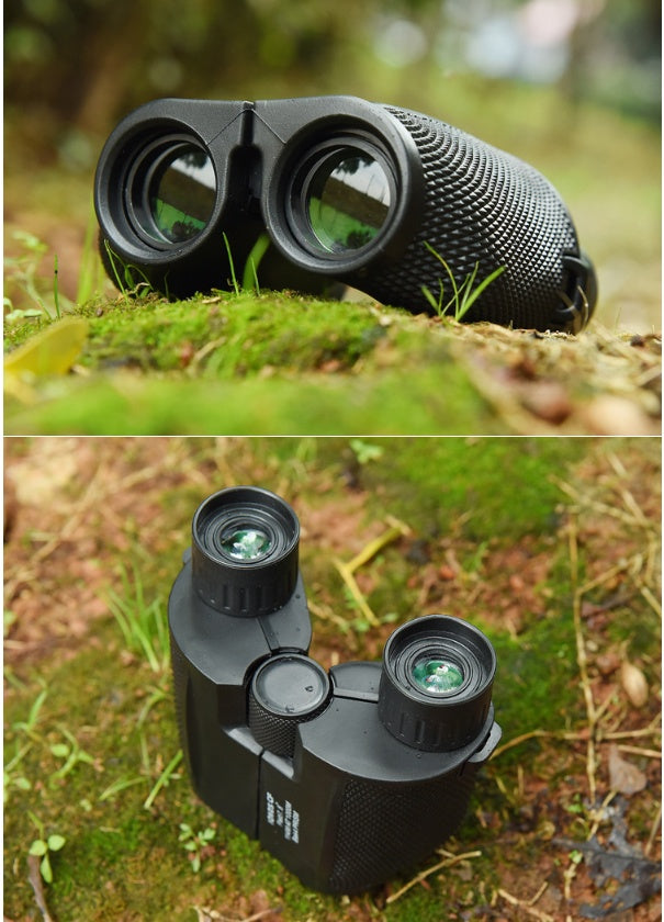 JMT-422154 10x25 High-Definition Mini Portable Outdoor Binoculars with Low-Light Night Vision