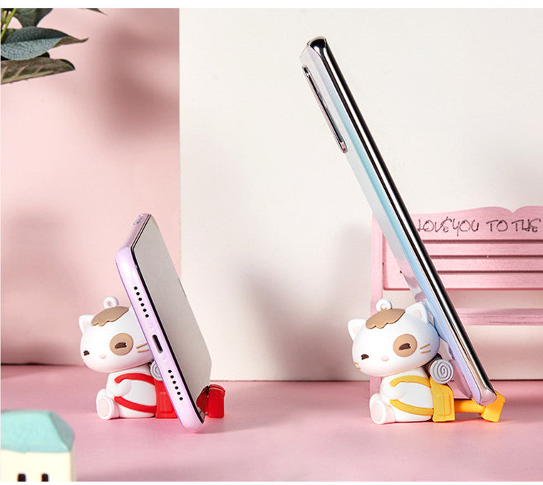 JMT-422474 Retractable Silicone Mobile Phone Stand for Desktop Use