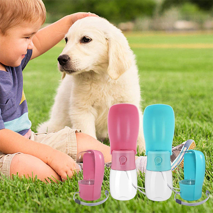 JMT-422794 Folding Portable Pet Water Bottle - 280ML Capacity for On-the-Go Hydration