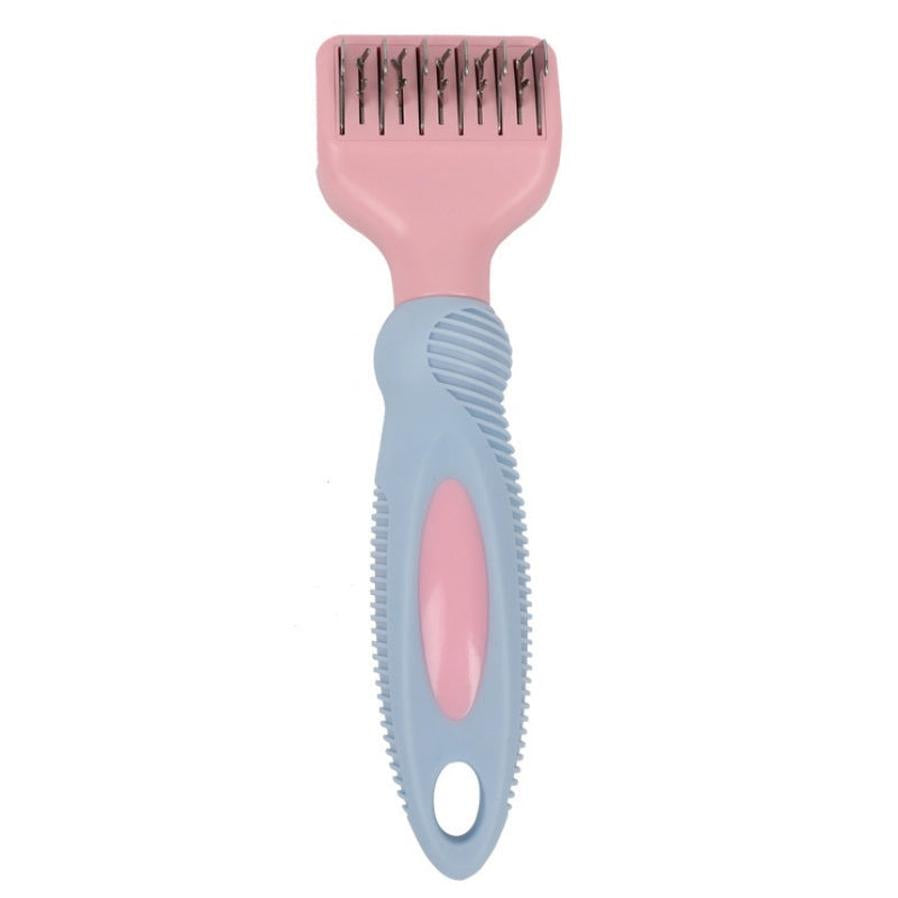 JMT-422858 Stainless Steel Dog and Cat Grooming Comb with Massage Function and Knot Remover Tool