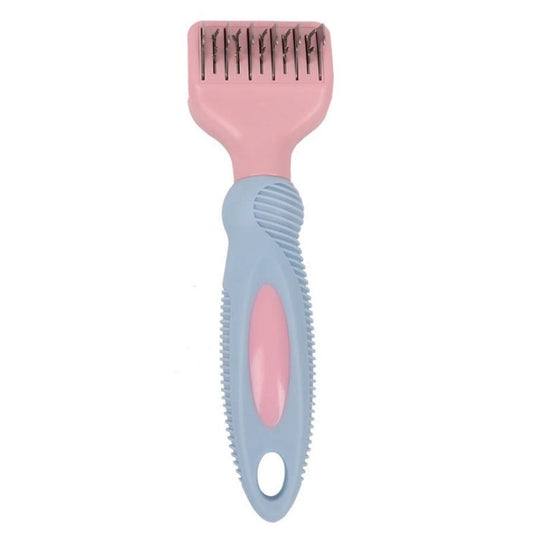 JMT-422858 Stainless Steel Dog and Cat Grooming Comb with Massage Function and Knot Remover Tool