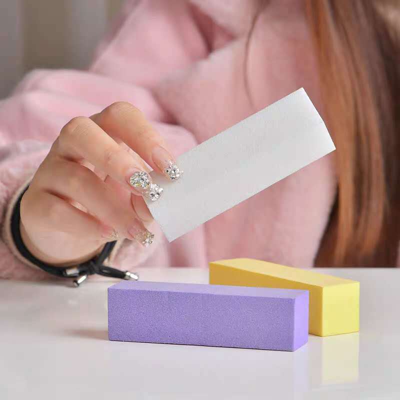 JMT-422922 High Foam Cotton Nail Polish File for Manicure and Nail Art