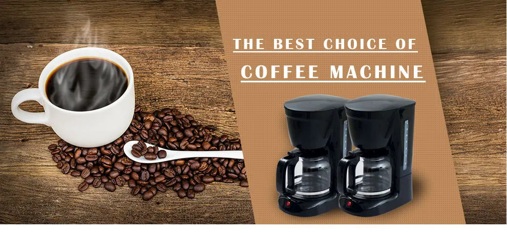 JMT-423050 Automatic Single 24-Hour Programmability Drip Coffee Maker with LCD Screen for Office and Home Use
