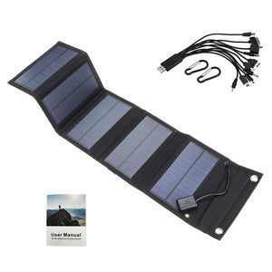 JMT-423114 Portable Solar Folding Power Supply for Outdoor Camping Adventures