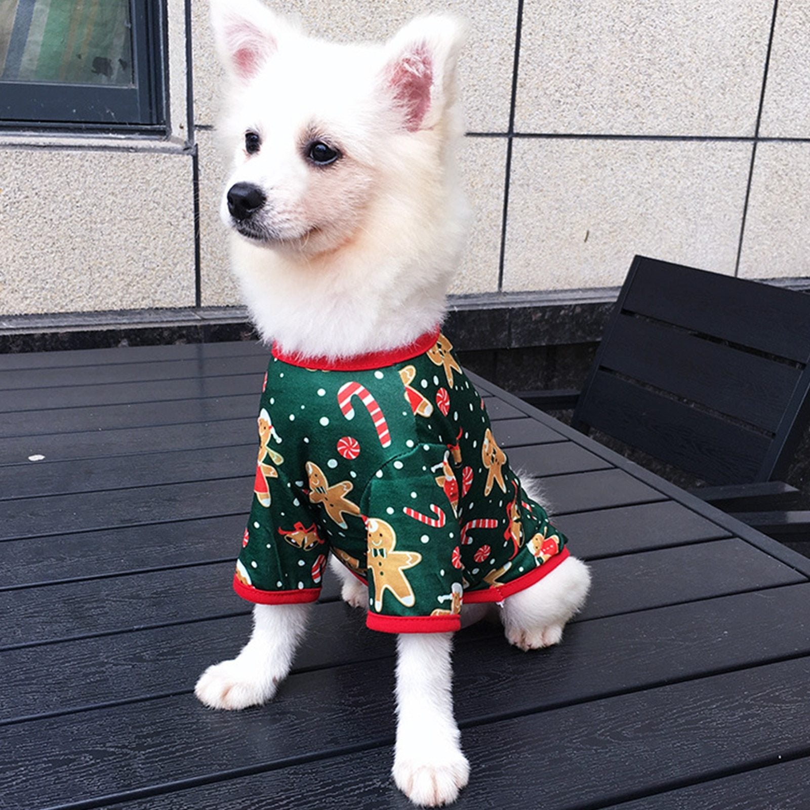 JMT-423690 Christmas Cotton Dog Clothes for Festive Cheer