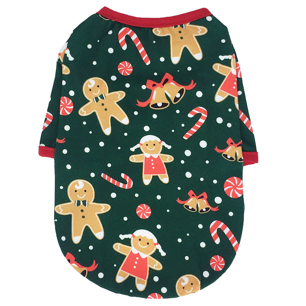 JMT-423690 Christmas Cotton Dog Clothes for Festive Cheer